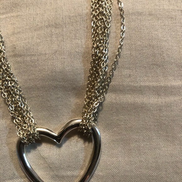 Silver choker necklace - Picture 4 of 8